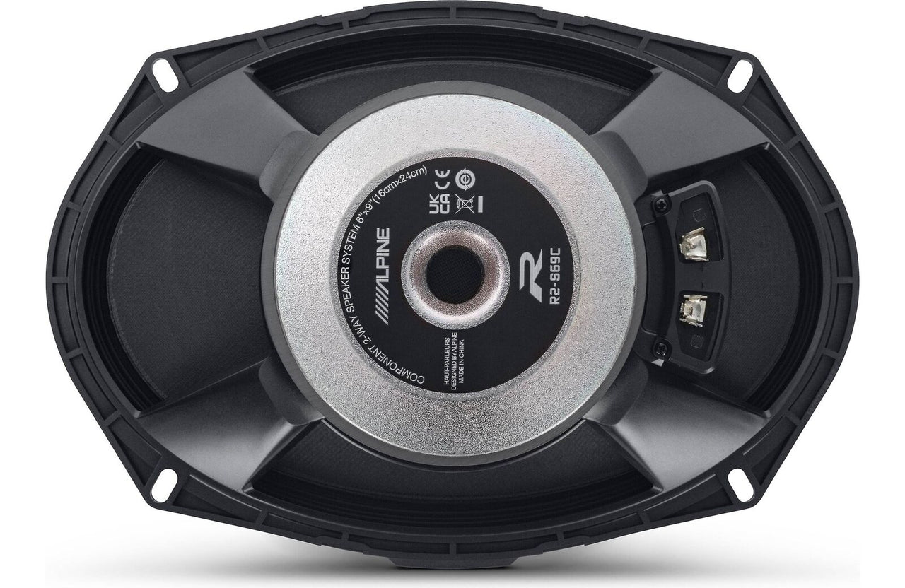 Alpine R2-S65C 6.5" & R2-S69C 6x9" Component Car Audio Speakers