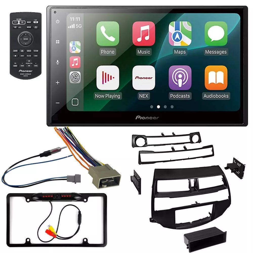 Pioneer DMH-1800NEX 6.8" Double DIN Multimedia Receiver + Kit Fit 08-12 Honda Accord