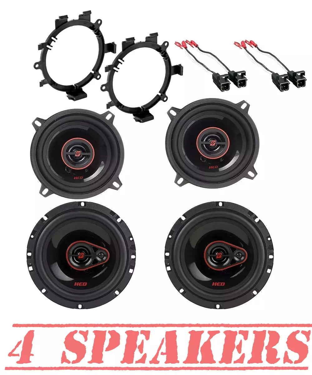 Cerwin Vega Front/Rear Door Speaker for 1999-2006 Silverado Crew Cab 4 Door