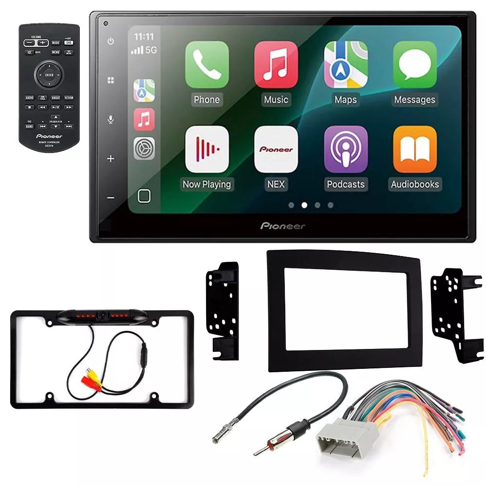 Pioneer DMH-1800NEX 6.8" Double DIN Multimedia Receiver + Kit Fit 06-08 Dodge RAM 1500