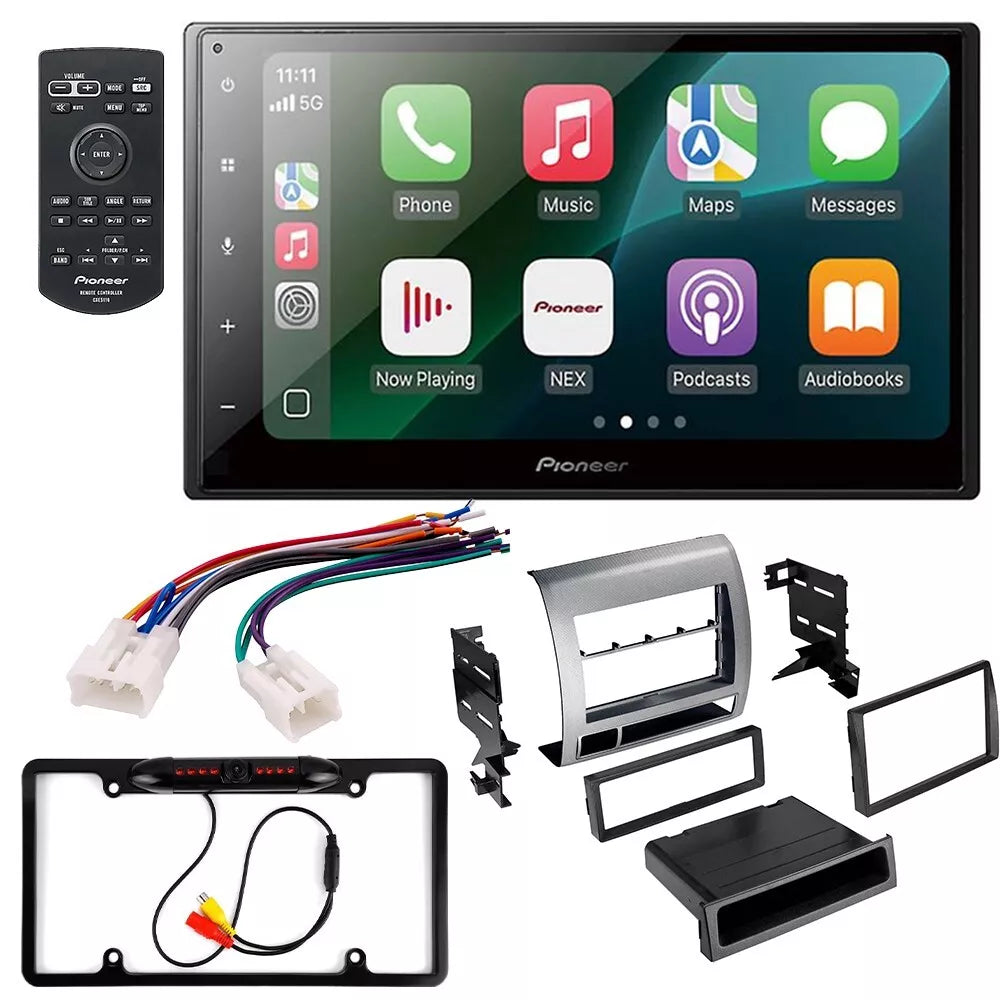 Pioneer DMH-1800NEX 6.8" Double DIN Multimedia Receiver + Kit Fit 05-11 Toyota Tacoma