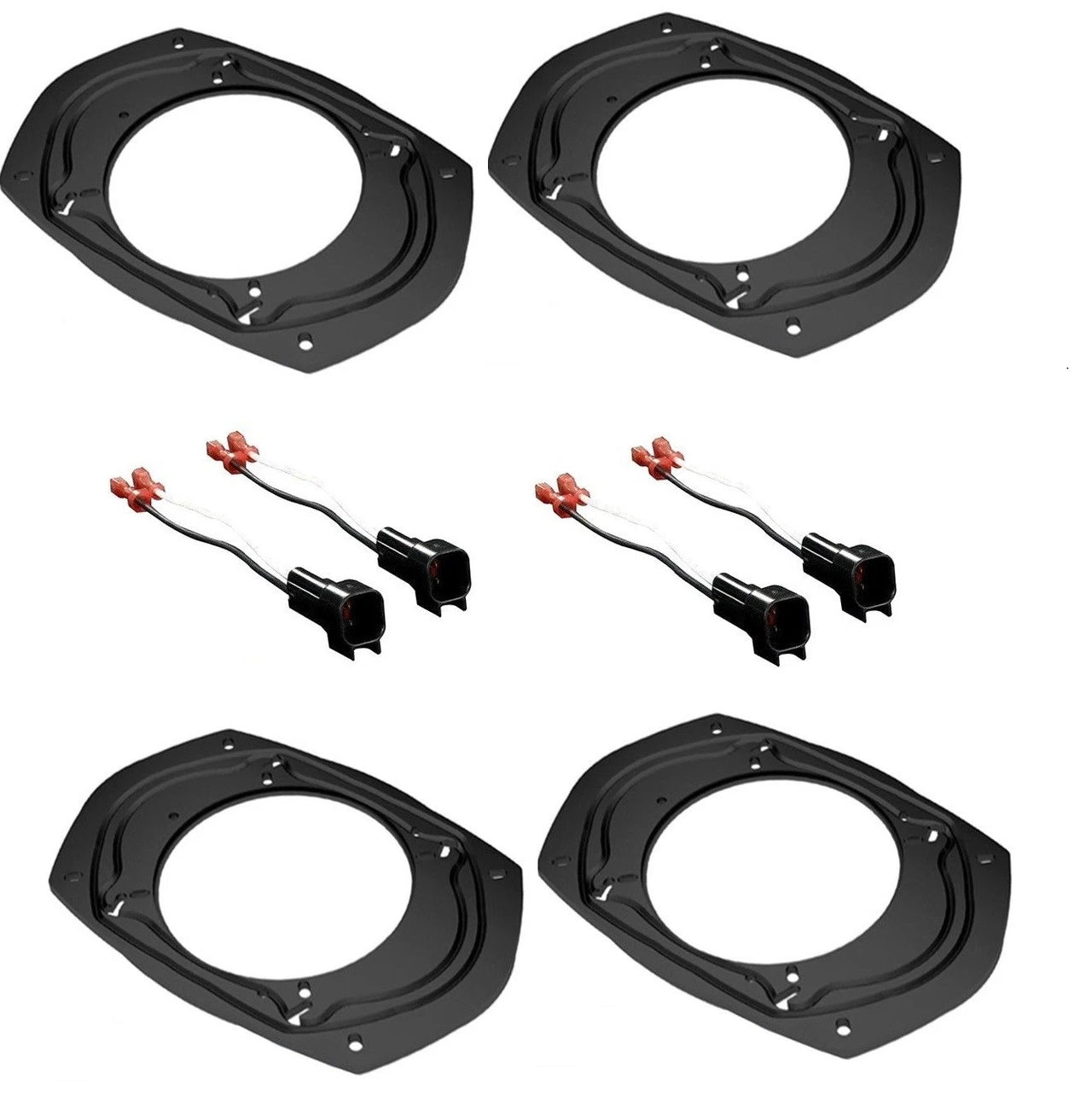4 AT Speaker Adapter 6x9" 6x8" to 6.5" 6" 5.25" 5" 5x7" Fit Selected Ford