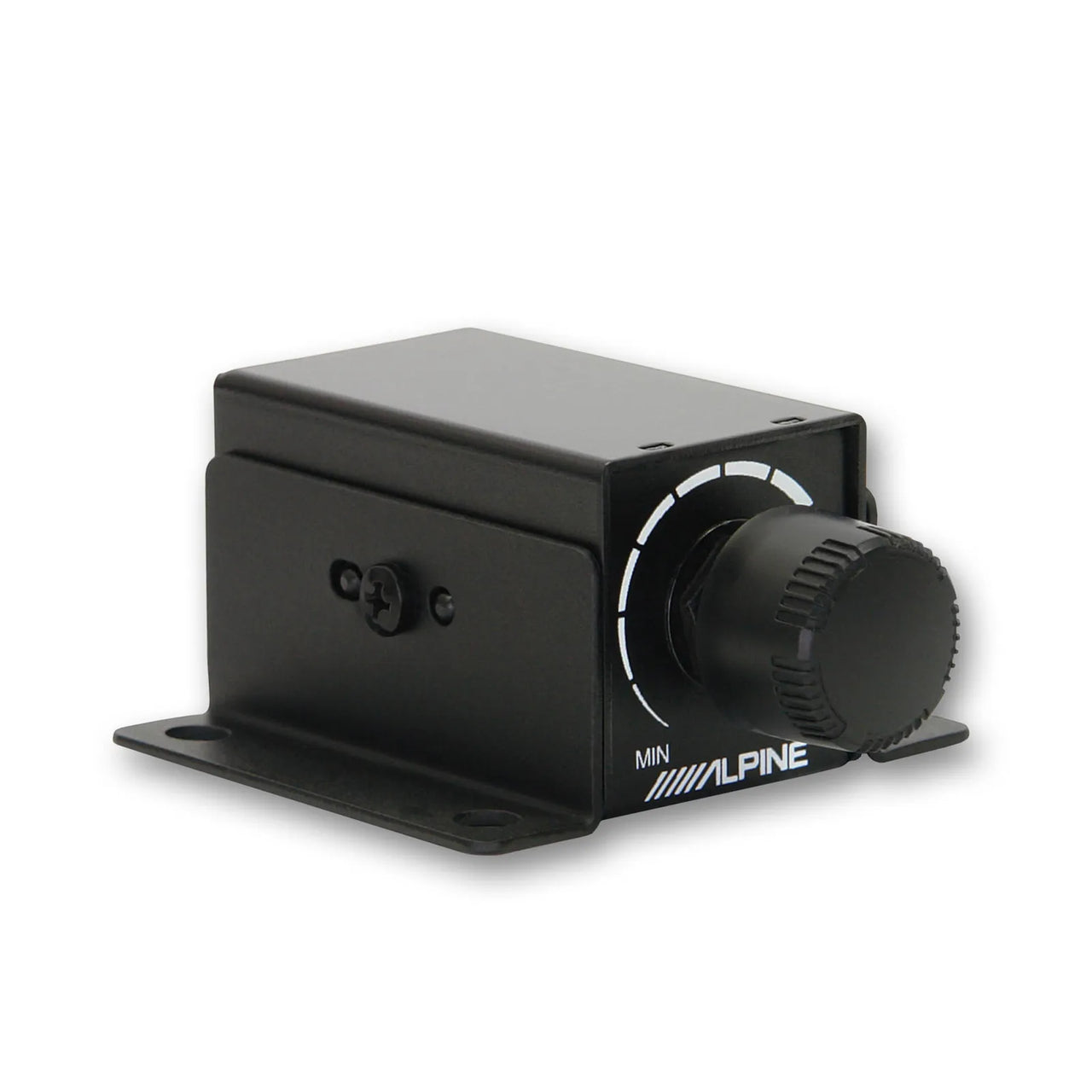 Alpine S-W10D2 RUX-KNOB.2 KTA-200M Mono Power Pack Class-D Amp with S-W10D2 10" Subwoofer and RUX-KNOB.2 Bass Knob