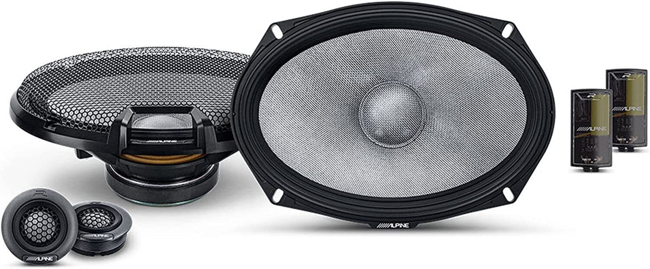 Alpine R2-S65C 6.5" & R2-S69C 6x9" Component Car Audio Speakers