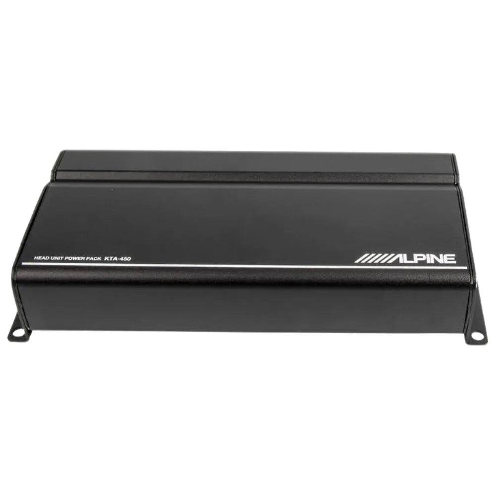 ALPINE KTA-450 400w 4-Channel Car Amplifier Hideaway Amp Mounts Behind iLX-W670