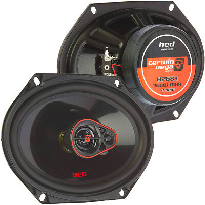 2 Pair Cerwin-Vega H7683 3 Way 6"x8" (5x7") Speakers Compatible 01-05 Ford Explorer Sport Trac