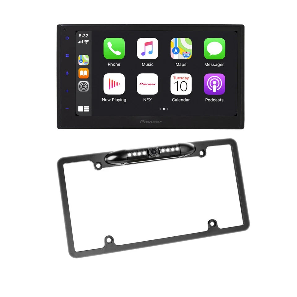 Pioneer DMH-1800NEX 6.8" Double DIN Multimedia Receiver + CAM2100 Backup Camera