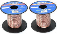 Thumbnail for 2 Absolute USA SWH1625 25' 16 Gauge Car Home Audio Speaker Wire Cable Spool