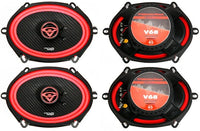 Thumbnail for 2 Pair Cerwin-Vega V68 6x8