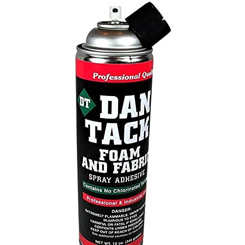 10 Dan Tack 2012 foam & fabric spray glue adhesive Can 12Oz