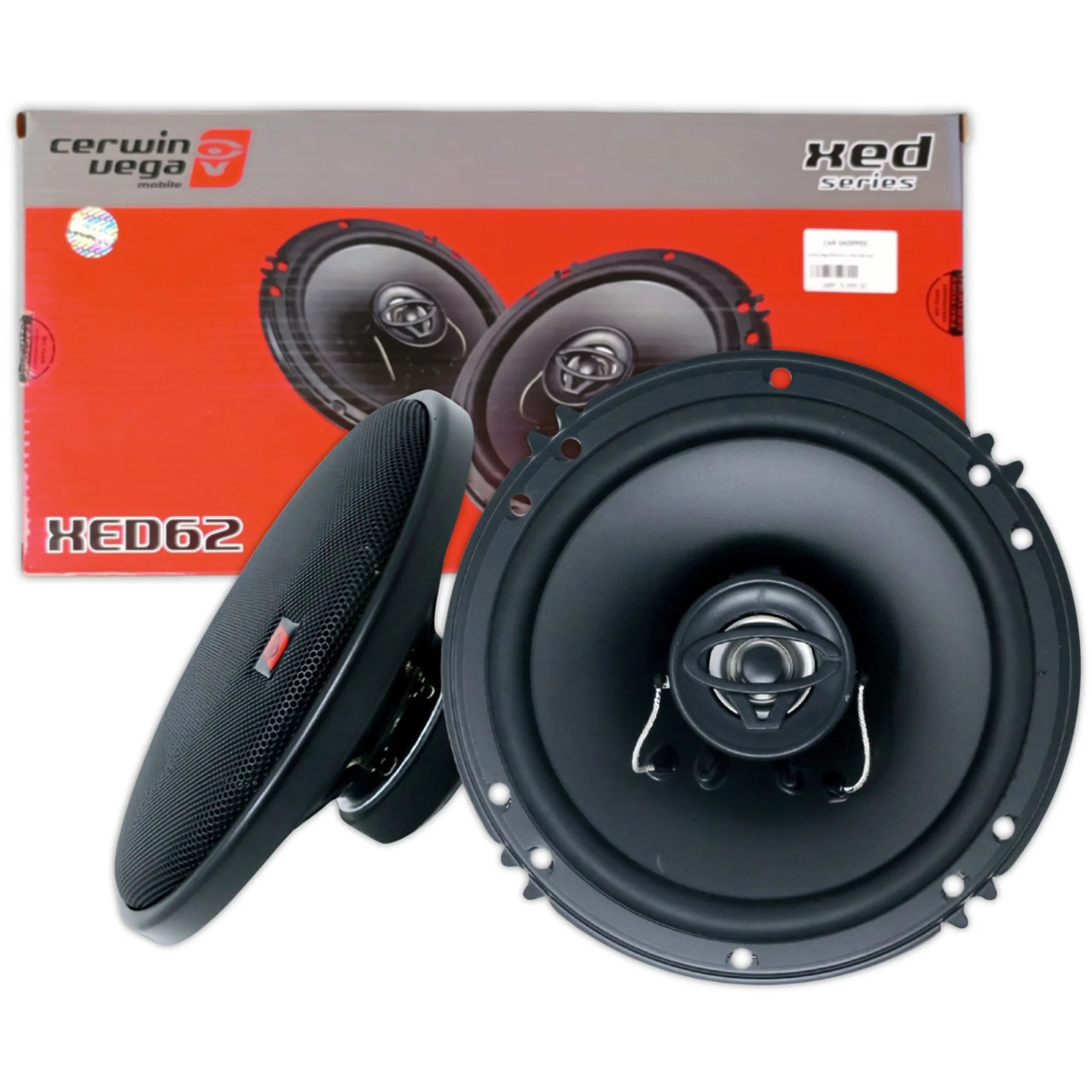 1 Pair Cerwin Vega 6.5" 300W 2-Way Coaxial Full Range Car Speakers XED62