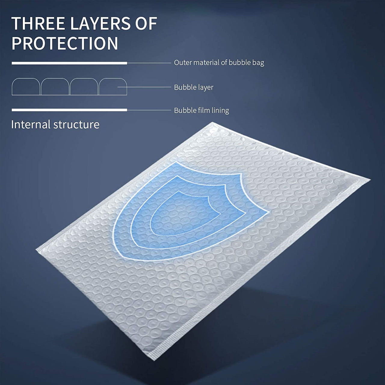 BM Paper 100 Pack 12.5" X 19" #6 Poly Bubble Mailers Envelopes Padded Shipping Bags
