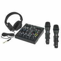 Thumbnail for Mackie Performer Bundle With ProFX6V3 Mixer EM-89D Mics and Headphones