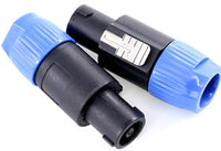 Thumbnail for Mr. Dj SPMH4 4 pcs Speakon Male Head Connector Allows for Speaker Cables