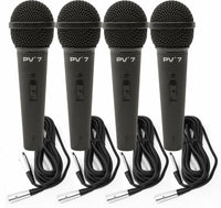 Thumbnail for 4 Peavey PV7 ND Magnet Dynamic Microphone with 1/4