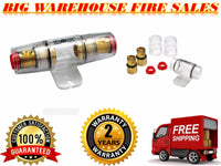 Thumbnail for 4 to 10 Gauge In-Line AGU Fuse Holder Car Audio Amplifier Install AGH4