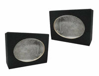 Thumbnail for Absolute 2SQ6X9 Pair 6 x 9 Inches Square Speaker Box with Speaker Terminal