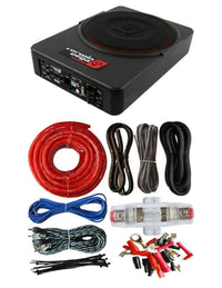 Thumbnail for Cerwin Vega VPAS10 Under Seat Subwoofer Enclosure + KIT4R 4G AMP Kit