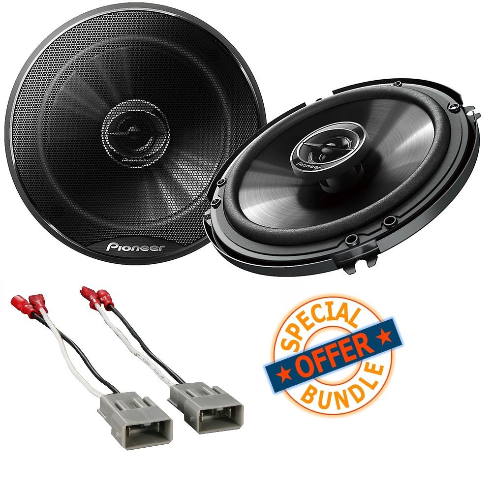 TS-G1620 250W 6.5" 2Way Car Speakers + Speaker Adapter Fit Honda Vehicle
