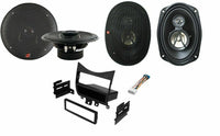 Thumbnail for Fits Honda Accord 2003-2007 1-Din Installation Kit With Front And Rear Speakers