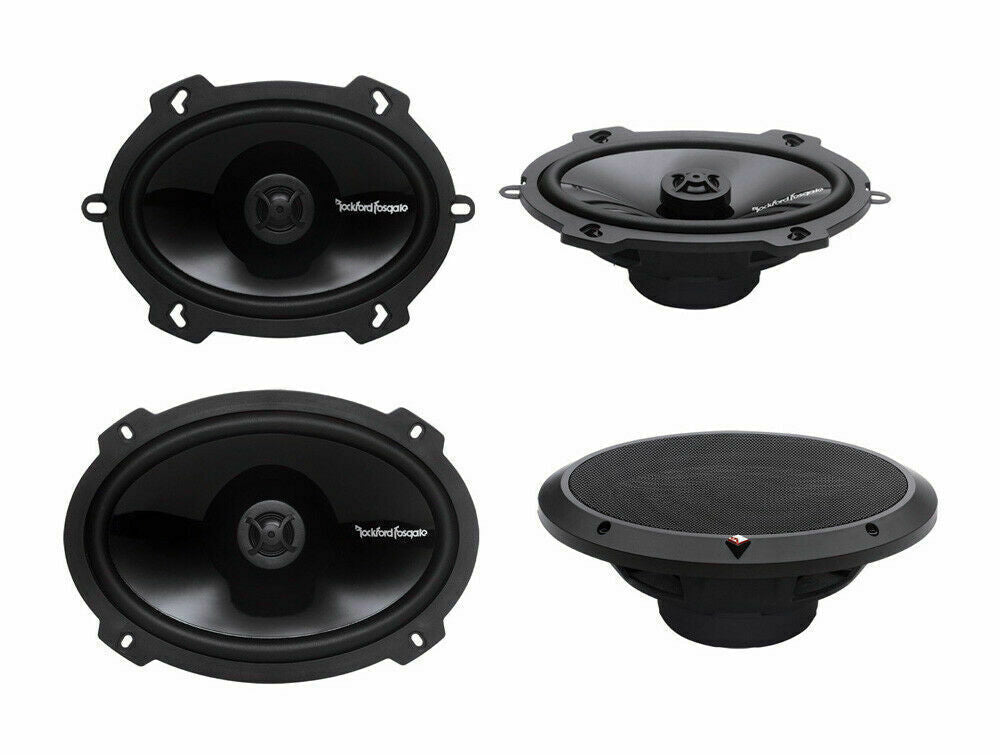 Rockford Fosgate P1572 5x7" 120W + P1692 6x9" 150W Car Speakers