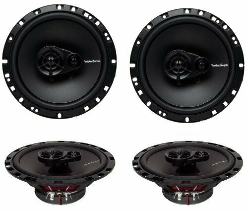 2 Pair Rockford Fosgate R165X3 180W 6.5" coaxial speakers w/ silk tweeters