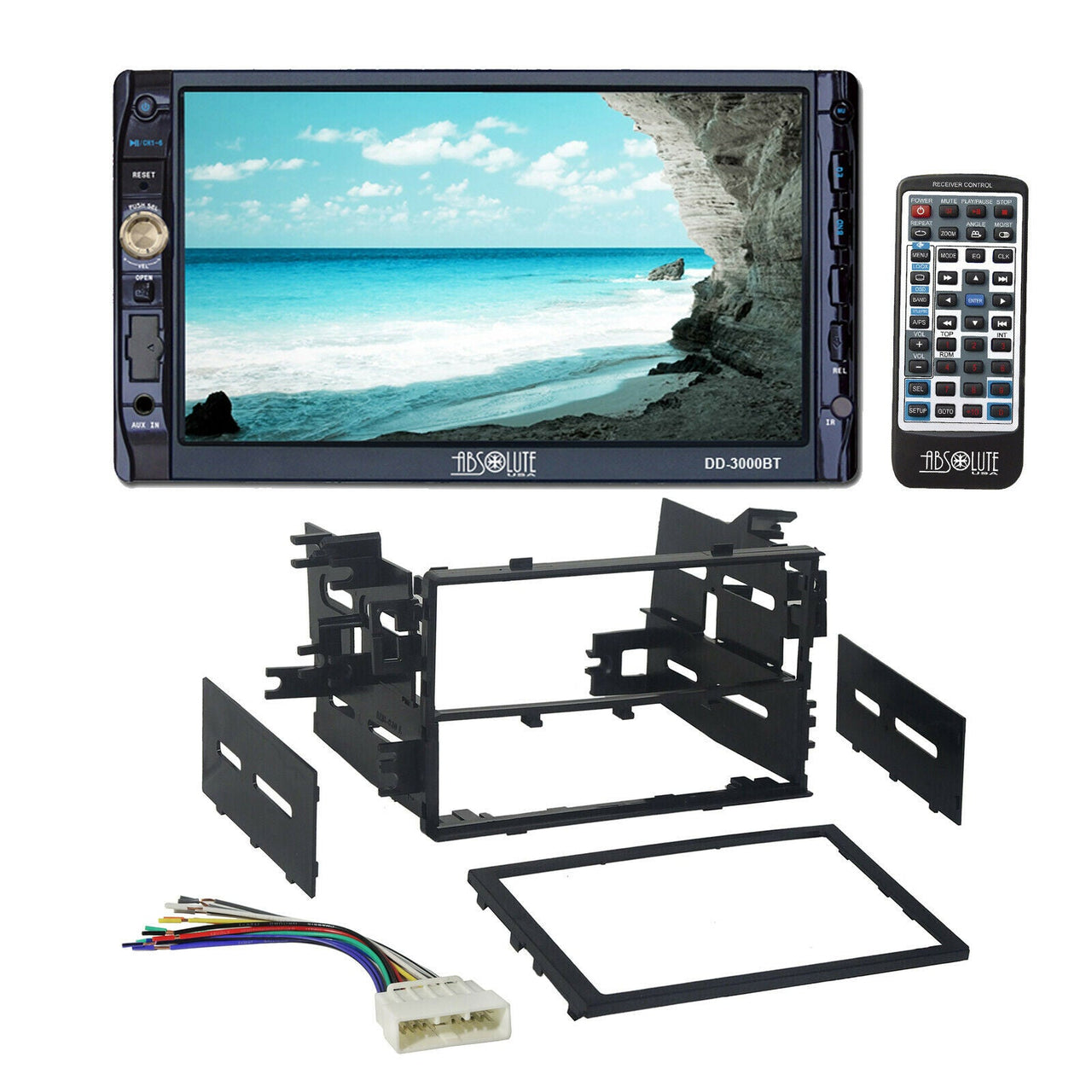 absolute-usa-dd3000-7-dvd-car-stereo-with-dash-kit