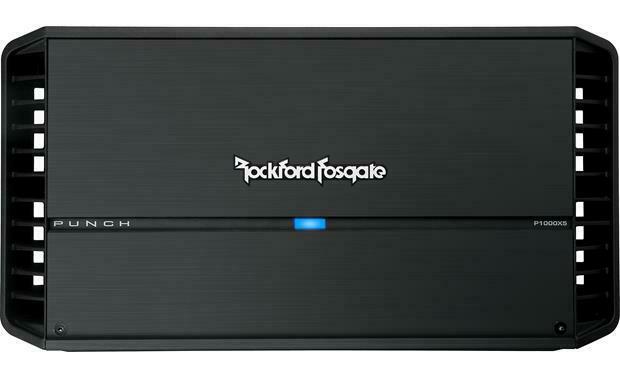 Rockford Fosgate Punch P1000X5 1000W RMS Punch Series 5-Channel Stereo Full-Range Class BD Car Amplifier w/ Dedicated Sub Channel