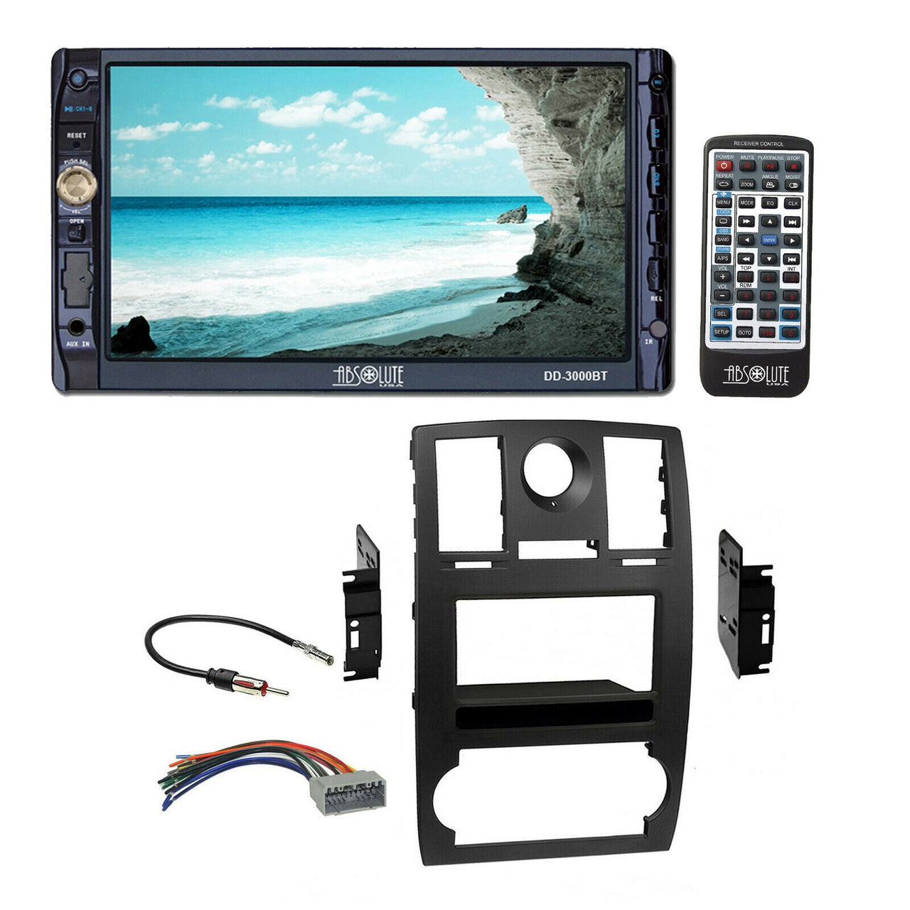 absolute-dd3000-dvd-car-stereo-dash-kit-chrysler-300