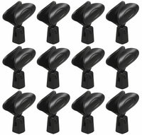 Thumbnail for 12 MR DJ MC02 Universal Microphone Clip Flex Plastic Copper Threading