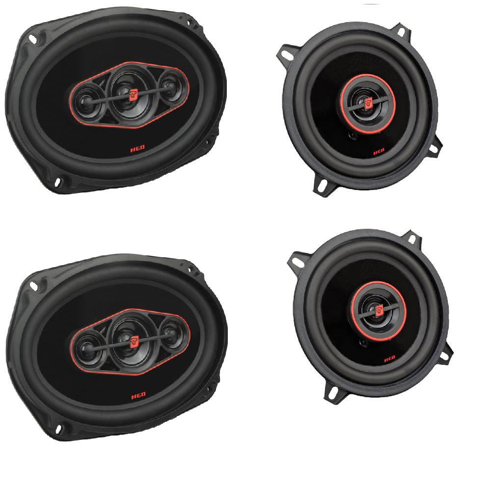 Cerwin Vega H7694 6x9″ 4-way + H752 5.25" 2-way Coaxial Speakers
