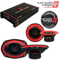 Thumbnail for Cerwin Vega Mobile Package 4 CH 800W & 6x9
