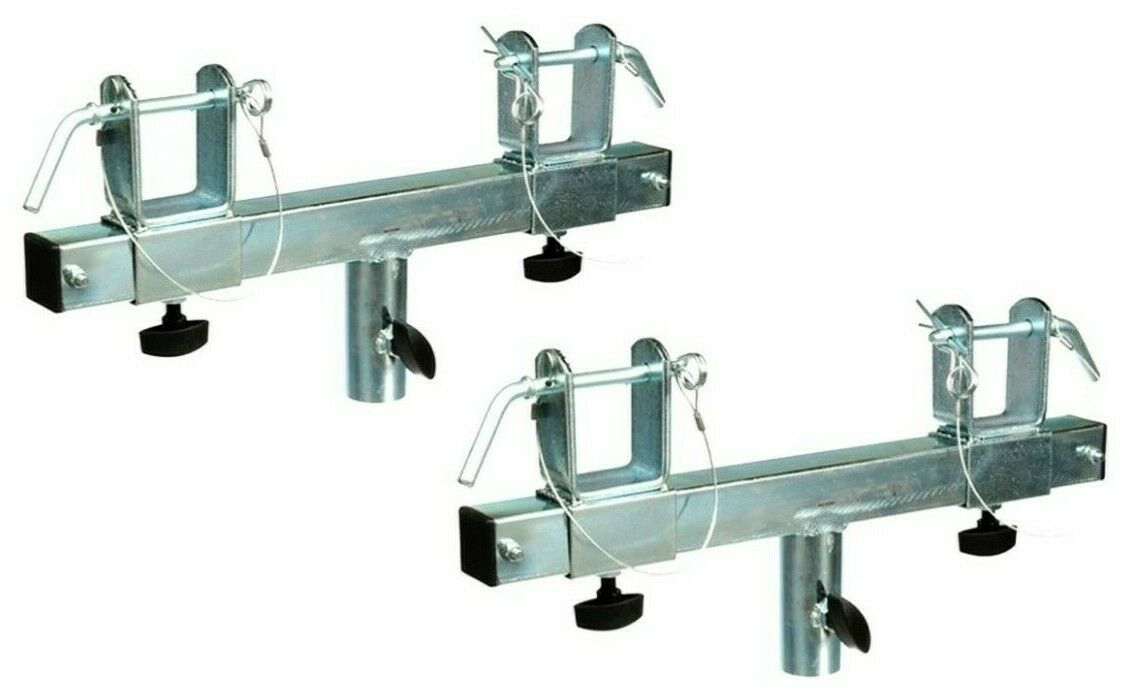 2 XP Audio Universal Chrome T-Adapter Triangle/Square