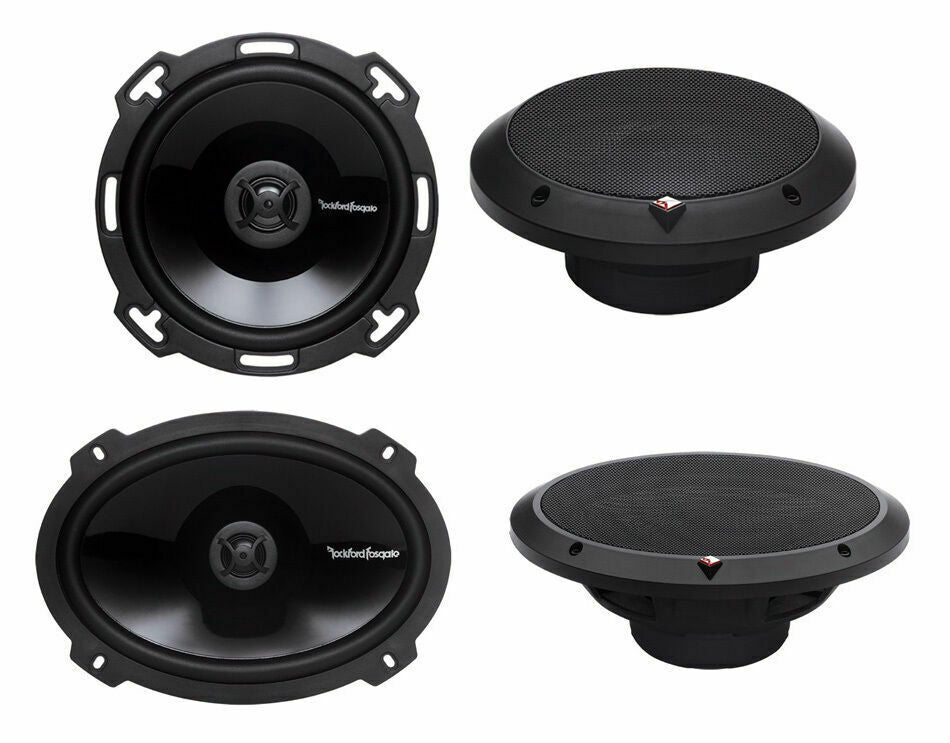 Rockford Fosgate P1650 6.5" 110W and P1692 6x9" 150W Car Audio Speakers