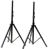 Thumbnail for 2 SS250 Universal Black Heavy Duty Folding Tripod PRO PA DJ Home Speaker Stand