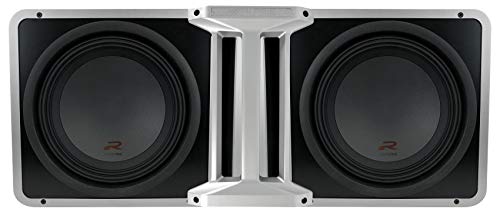 Alpine Pair of R-SB12V Pre-Loaded 12" Subwoofer Enclosures KTX-H12 Linking kit