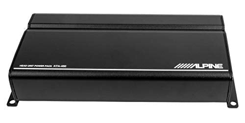 Alpine KTA-450 Car Amplifier 4-Channel 200 Watt RMS Power Pack Amplifier