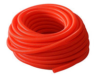 Thumbnail for Absolute USA SLT14RD 1/4-Inch x 100-Feet Red Split Loom Split Wire Loom Polyethylene Conduit Corrugated Plastic Tubing Sleeve for Various Automotive, Home, Marine, Industrial Wiring Applications, Etc.
