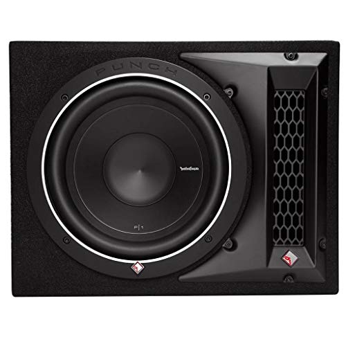 2 Pack Rockford Fosgate 500W Punch Single P1 10 Inch Loaded Subwoofer Enclosure