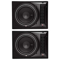 Thumbnail for 2 Pack Rockford Fosgate 500W Punch Single P1 10 Inch Loaded Subwoofer Enclosure