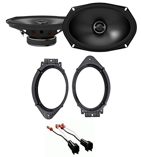 Alpine S2-S69 6x0" Speaker 72-5600 Harness 82-3004 Adapter Fit 2015-17 Silverado 2500