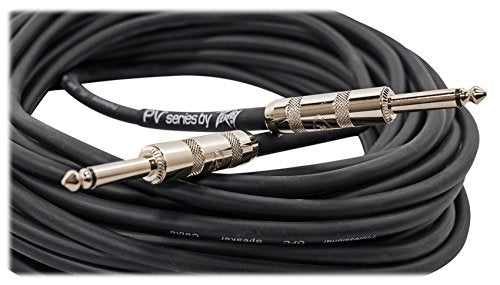 Peavey PV 50' Foot 14-Gauge 1/4" TS to 1/4" TS S/S Speaker Cable