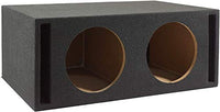 Thumbnail for Absolute VEGD10 Dual 10-Inch Black Slot Ported Subwoofer Enclosure Empty Box