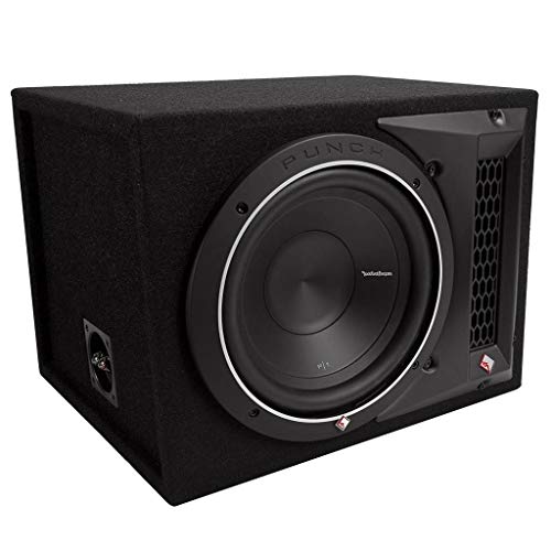 2 Pack Rockford Fosgate 500W Punch Single P1 10 Inch Loaded Subwoofer Enclosure