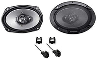 Thumbnail for Kenwood KFC-6966S Rear Factory Speaker Replacement + METRA 72-6512 Fit 2001-06 Dodge Stratus