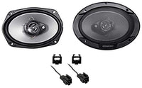 Thumbnail for Kenwood 6x9 Front Factory Speaker Replacement Kit Fit 2001-06 Dodge Stratus