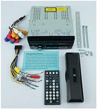 Dual XDVD600 7" Touchscreen LCD Single DIN Car Stereo Camera + Vinyl Butt Connectors