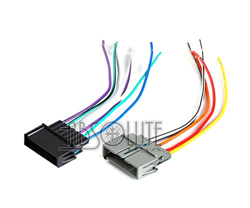 Absolute USA ABS99-6505-2 Fits Jeep Grand Cherokee 1999 2000 2001 Single DIN Stereo Harness Radio Install Dash Kit