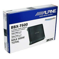 Thumbnail for Alpine BBX-T600 600W Class A/B Amplifier + Absolute 4 Gauge Amp Kit
