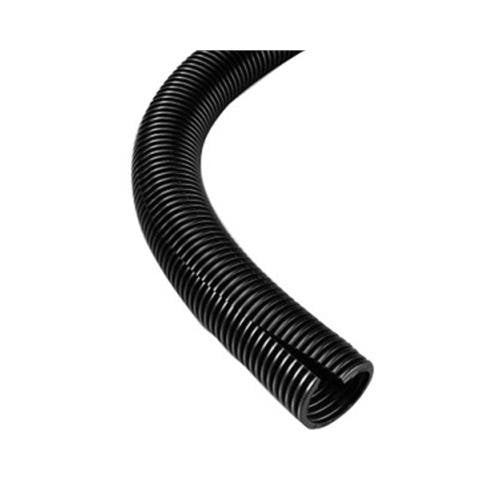 American Terminal SLT12 Black Split Loom 1/2" Diameter 50' Roll